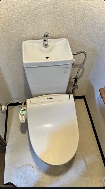 温水洗浄便座に交換したトイレ